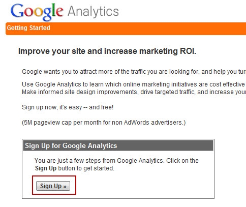 Google Analytics đăng ký