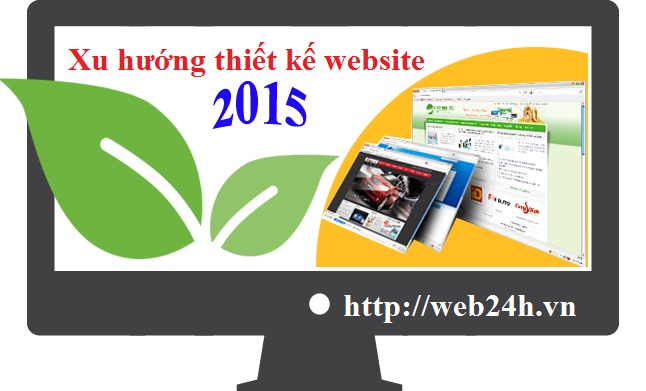 xu hướng thiết kế website năm 2015 ở việt nam