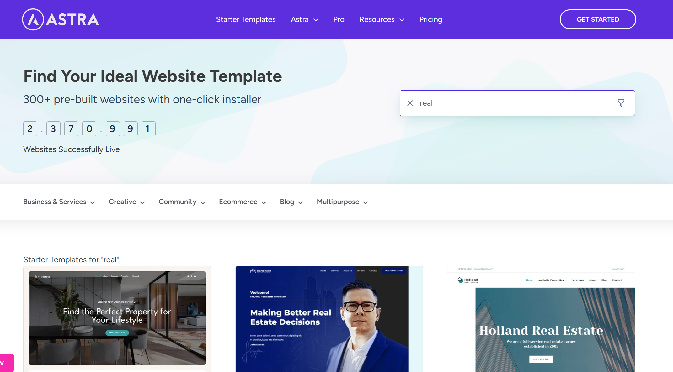 4. Astra + Starter Templates - Giải pháp nhẹ và nhanh