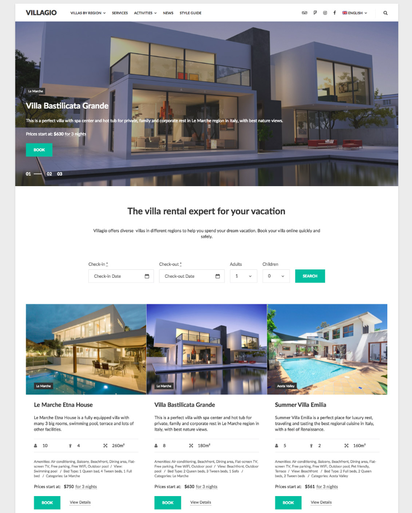 6. Villagio - Sang trọng và đẳng cấp