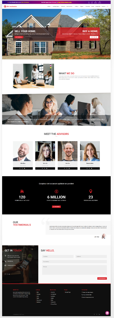 7. Divi + Real Estate Layout - Linh hoạt tối đa