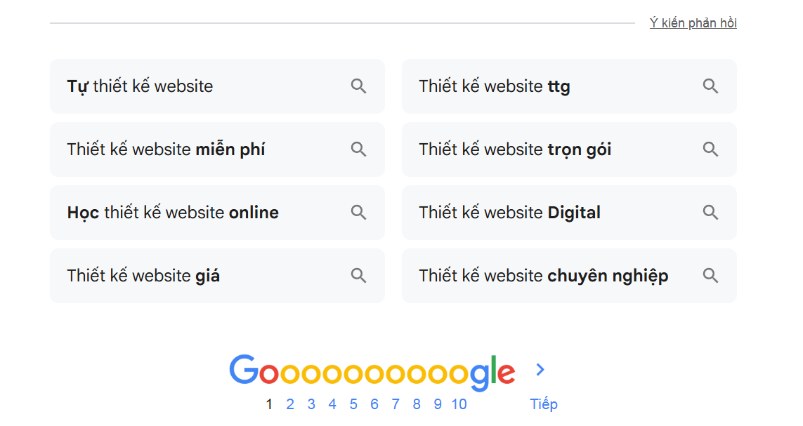 Bước 3: Dùng Google Autocomplete và Related Searches