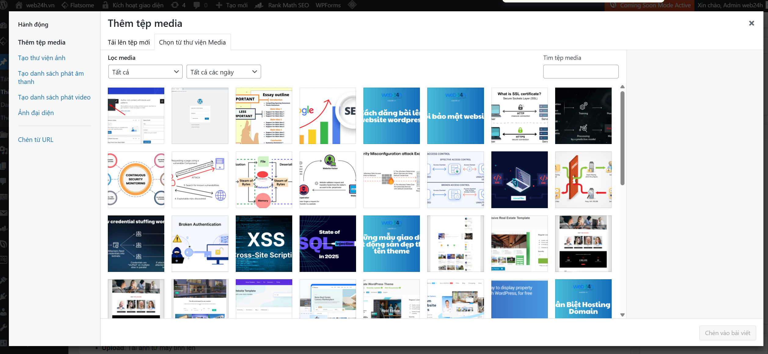 Bước 4: Chèn hình ảnh